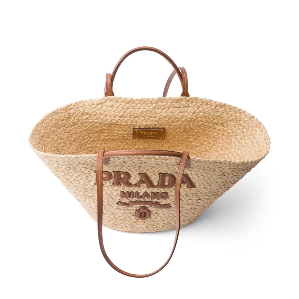 ❌❌SOLD! New Prada Large Raffia Tote Bag - Picture 4 of 4